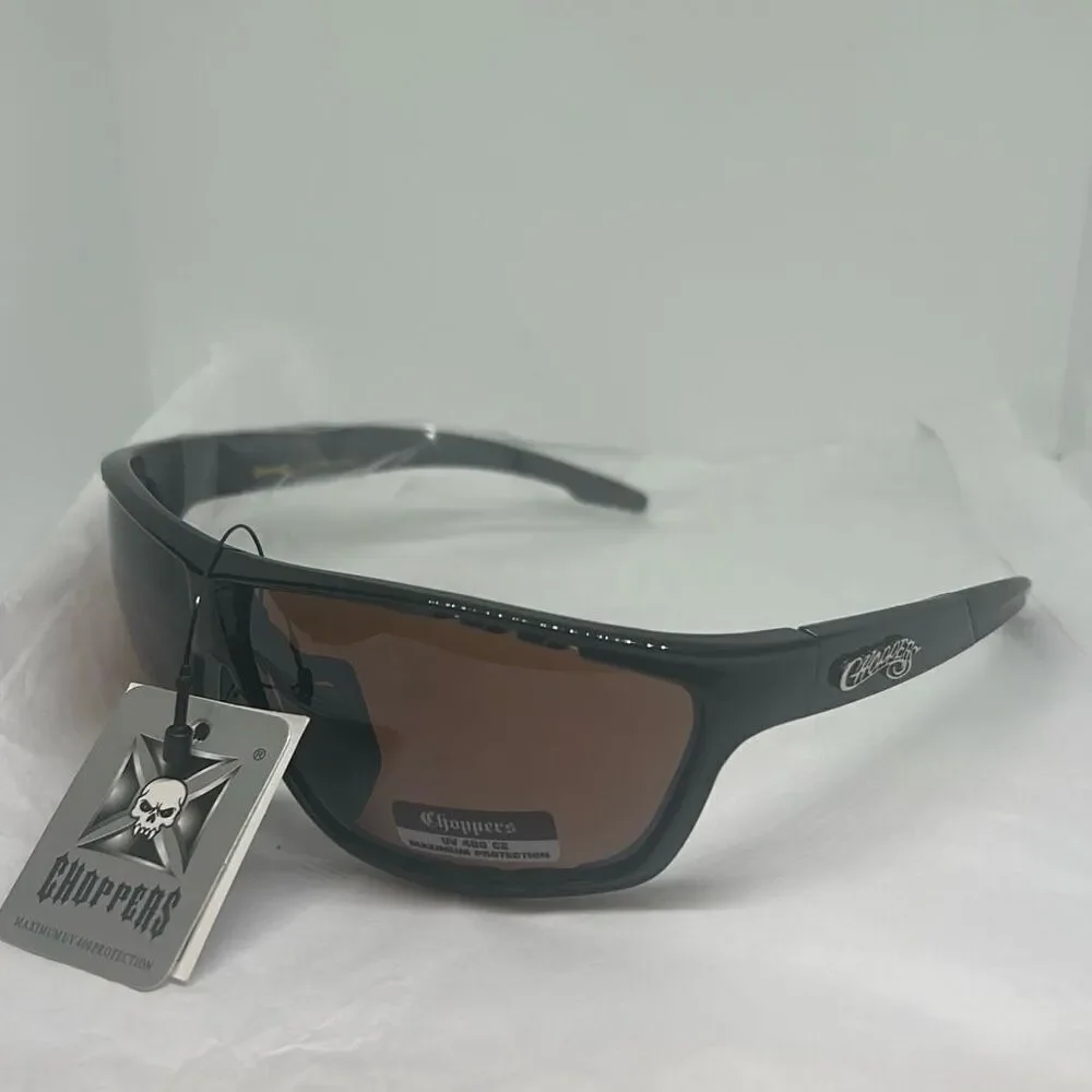 Choppers CP6768 Biker Sunglasses – UV400 Protection | Wrap Oval Design